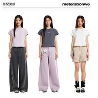 美特斯邦威2026夏新款男女同款印花T恤
