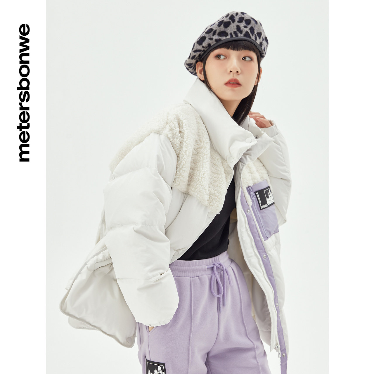 美特斯邦威立领2021冬季新款羽绒服 美特斯邦威网店羽绒服