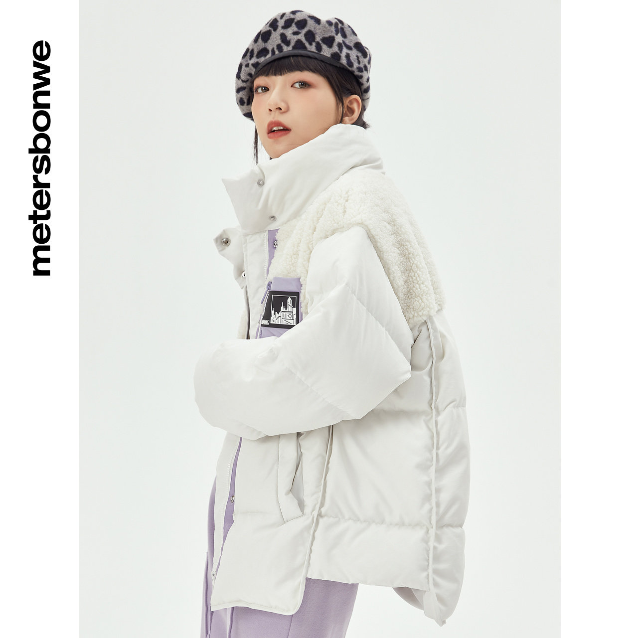 美特斯邦威立领2021冬季新款羽绒服 美特斯邦威网店羽绒服