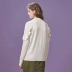 Métbonwe chính thức cửa hàng trực tuyến của phụ nữ mùa thu và mùa đông mới xù lông lỏng lẻo nửa cổ áo đan phụ nữ - Vòng cổ áo len áo len nữ Vòng cổ áo len