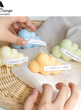 可爱云朵香薰蜡烛伴手礼摆件