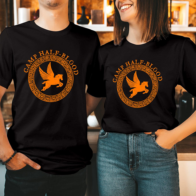 Orange Camp Half Blood Chronicles Branches unisex t shirt棉 - 图0