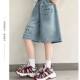 ເດັກຍິງ summer ຄົນອັບເດດ: denim ສັ້ນ cat