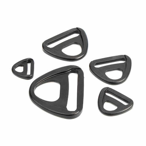 黑色塑料箱包服饰配件D型扣环三角扣尼龙D字扣挂扣宠物扣环包包扣 - 图2