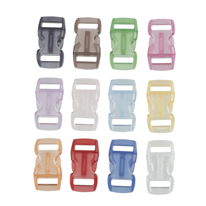 彩色透明塑料小插扣宠物插口1cm卡扣织带连接扣箱包配件服装辅料 - 图3