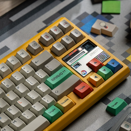 PBTfans Block игра сублимационный блок игровой колпачок pbt оригинальные стеклянные бусины на ощупь