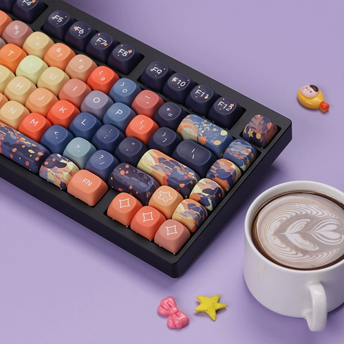 KBDfans Индивидуальная механическая клавиатура Taco75 Black Hot вставка Прокладка готовая продукт MOA подводные звезды