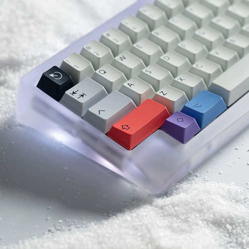 KBDfans Индивидуальная механическая клавишная агар набор алюминиевый конденсатор Hot-Swap Ec HHKB Layout простой