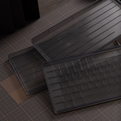 PBTFANS KeyCap Box Heress Three -Layer Dust Box на основе клиента на основе клиента организует ABS Black Printion Original Высокоподобный