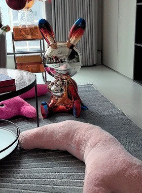 2026新款网红卡通兔子公仔摆件落地雕塑可爱创意潮玩艺术装饰