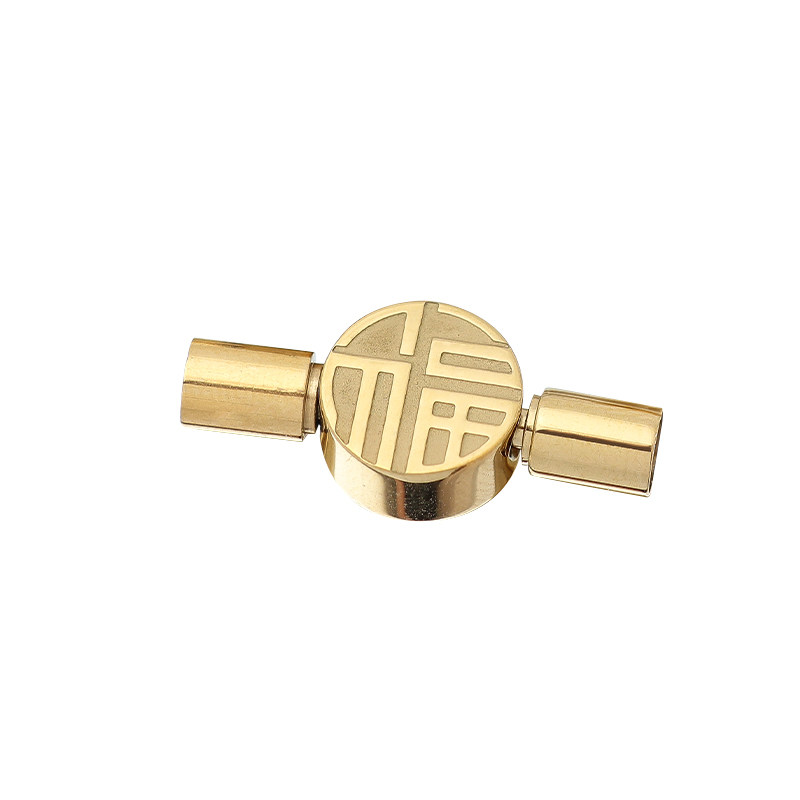 不锈钢福字红绳手链扣接头diy项链扣子配件牛皮绳编手绳链接扣,淘宝优惠券,粉丝福利购,淘宝优惠卷