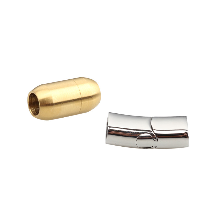 不锈钢磁铁扣扁扣盘编绳扣编织扁皮绳龙鳞手绳朱砂手链连接圆扣头,淘宝优惠券,粉丝福利购,淘宝优惠卷