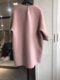 Woolen jacket double-sided cashmere coat women's mid-length