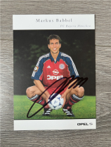 Babels autograph official Kabuhitos Bayern Munich 1999-2000-season Bayern