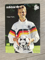 Fah pro-pen signature official card DFB1988 German FA Cup European Cup