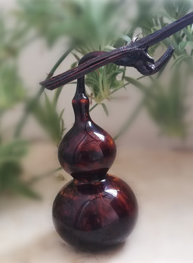 天然大漆葫芦隐花面手工打造车挂