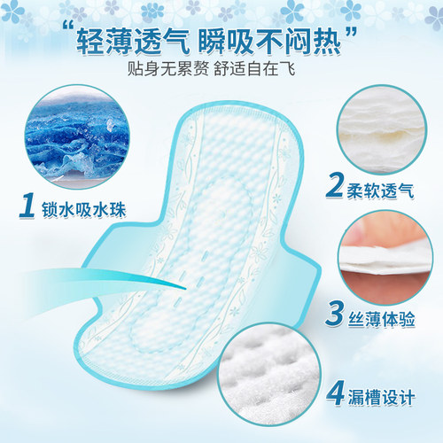 日本进口花王乐而雅F棉柔夜用护翼 敏感肌 卫生巾8p35cm无荧光剂 - 图0