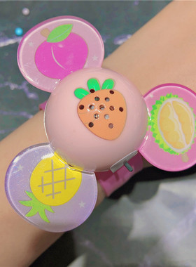 小公主发光旋转音乐手环女童手镯