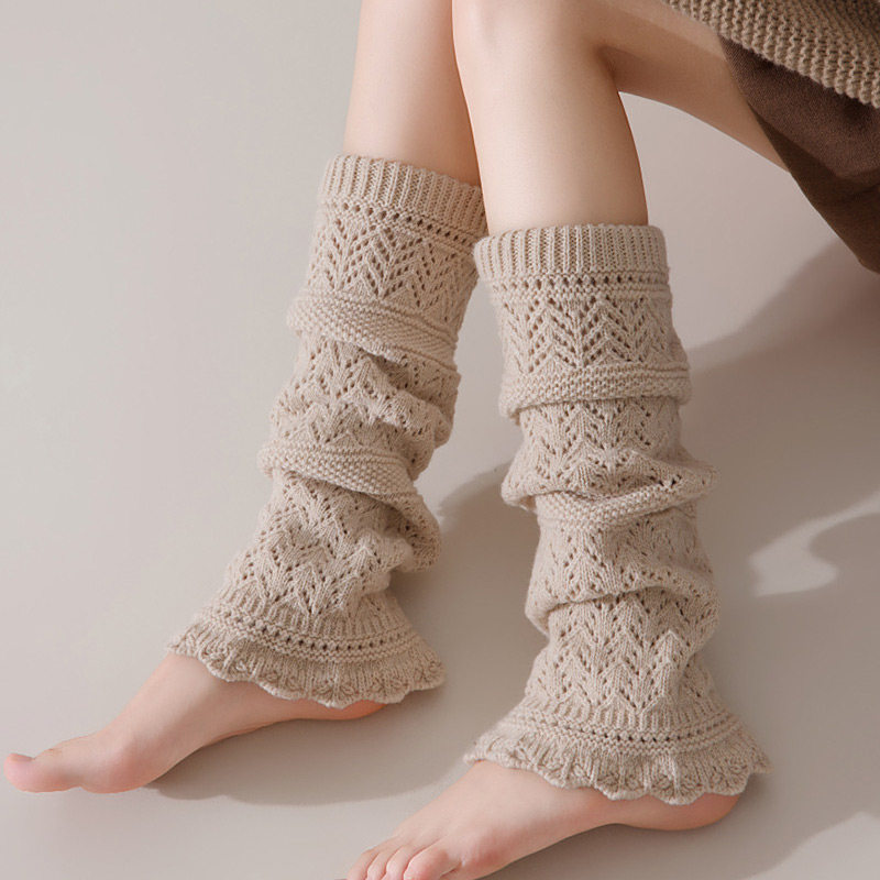 复古羊毛堆堆袜套女秋冬季保暖针织镂空蕾丝花边小腿袜护腿套靴套,淘宝优惠券,粉丝福利购,淘宝优惠卷