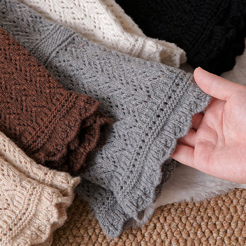 复古羊毛堆堆袜套女秋冬季保暖针织镂空蕾丝花边小腿袜护腿套靴套,淘宝优惠券,粉丝福利购,淘宝优惠卷