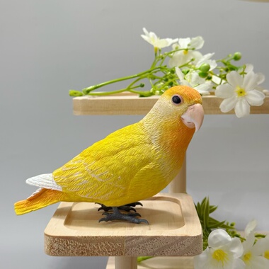 鸟类鹦鹉树脂雕像摆件个性模玩手办模型工艺品家居装饰品原创专用