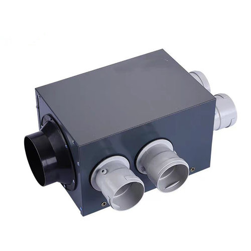 加工多通道排风管分风箱镀锌板不锈钢圆形送风6通5通道风管分风箱 - 图1