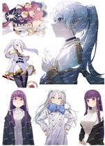 Mid-number F0417-06 Burials sent for the Furlilian cartoon Cartoon Games Computer Notebook Travel Pull Bar Case Stickers