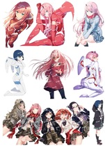 Mid-number F0300-03 DARLING in the FRANXX Cartoon Laptop Travel Pull Box Sticker