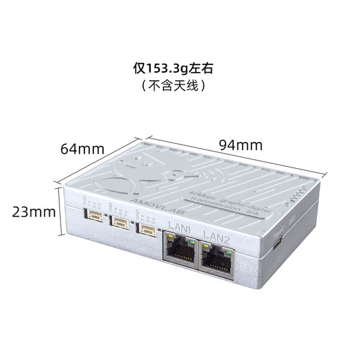 2.4G图传数传模块LQ无人机星型Mesh组网3公里SBUS遥控网口低延迟 - 图3