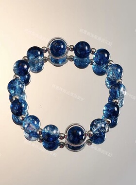 爆款玄韵皇冠手串古风太极鬼王黑串珠蝴蝶结送情侣礼物手链