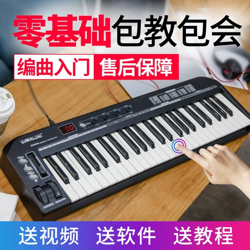 Профессиональная музыкальная клавиатура, контроллер, 49/25, 25 клавиш