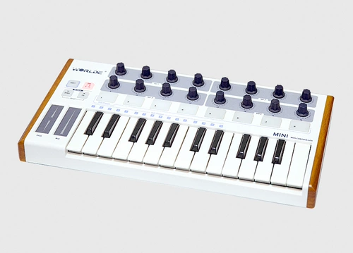 Worlde Mini Controller Profession Music Клавиатура MIDI клавиша клавишная контроллер Portable