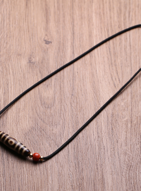 西藏三眼天珠吊坠项链男女款