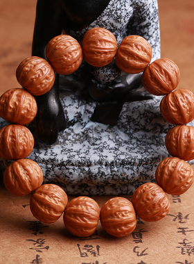 毕业级天然猴头核桃手串男