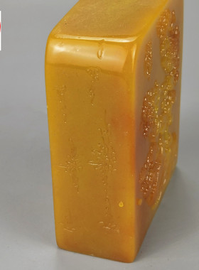 小摆件随形印章书法寿山石雕