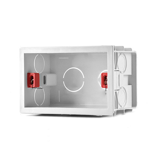 台湾专用暗装底盒美标美规插座明装盒二位家用黑色灰色明线盒超薄 - 图3