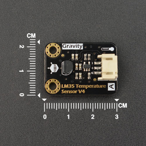 DFRobot Gravity:模拟LM35线性温度传感器兼容Arduino 5V/3.3V-图1