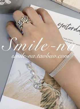 韩国进口纯银设计师款天然珍珠