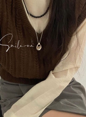 项链吊坠925纯银韩国925纯银