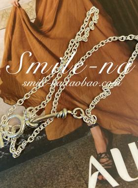 韩国进口ins设计师款女锁骨链