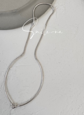 项链设计师简约蛇骨项链