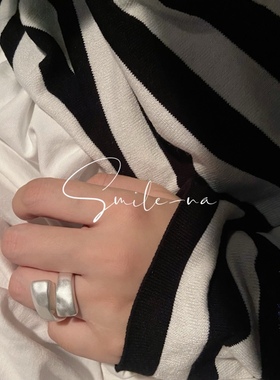 韩国设计师款戒指925纯银时尚