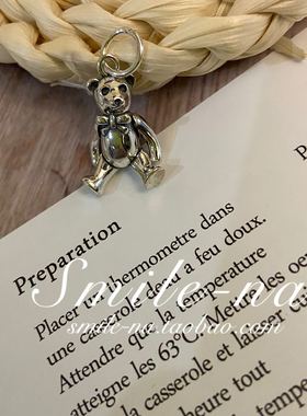 韩国进口小熊骷髅笑脸项链吊坠