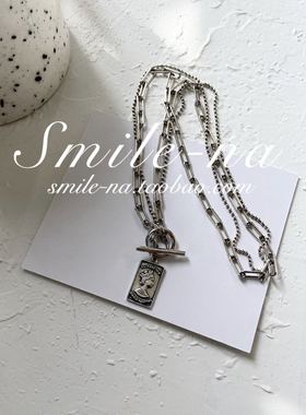 韩国进口925纯银ot扣女王挂坠