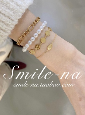 韩国手链刻字设计师款手环