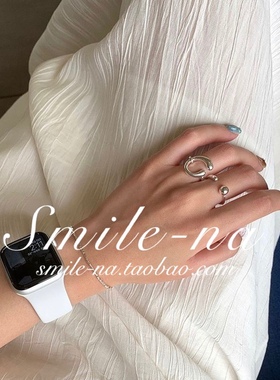 设计师款韩国925纯银镂空戒指