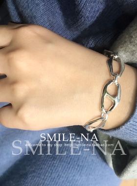 韩国进口925纯银日字H