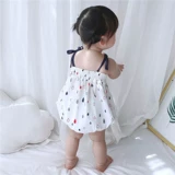 Летнее детское боди для раннего возраста для девочек, в западном стиле