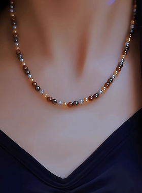 奥特莱斯捡漏折扣美拉德珍珠项链