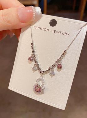 2025秋冬新款轻奢时尚蝴蝶结项链